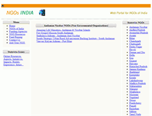 Tablet Screenshot of andaman-nicobar.ngosindia.com