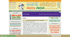 Desktop Screenshot of ngosindia.com